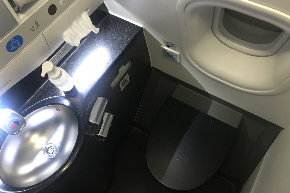 SAS business class – Bathroom