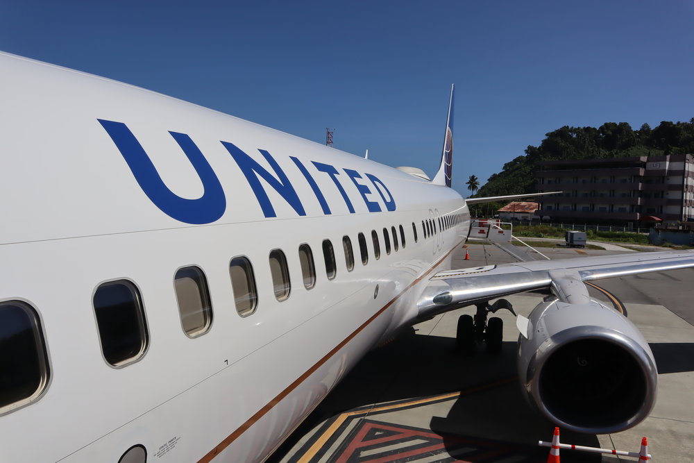 United 737 bringing me to Pohnpei