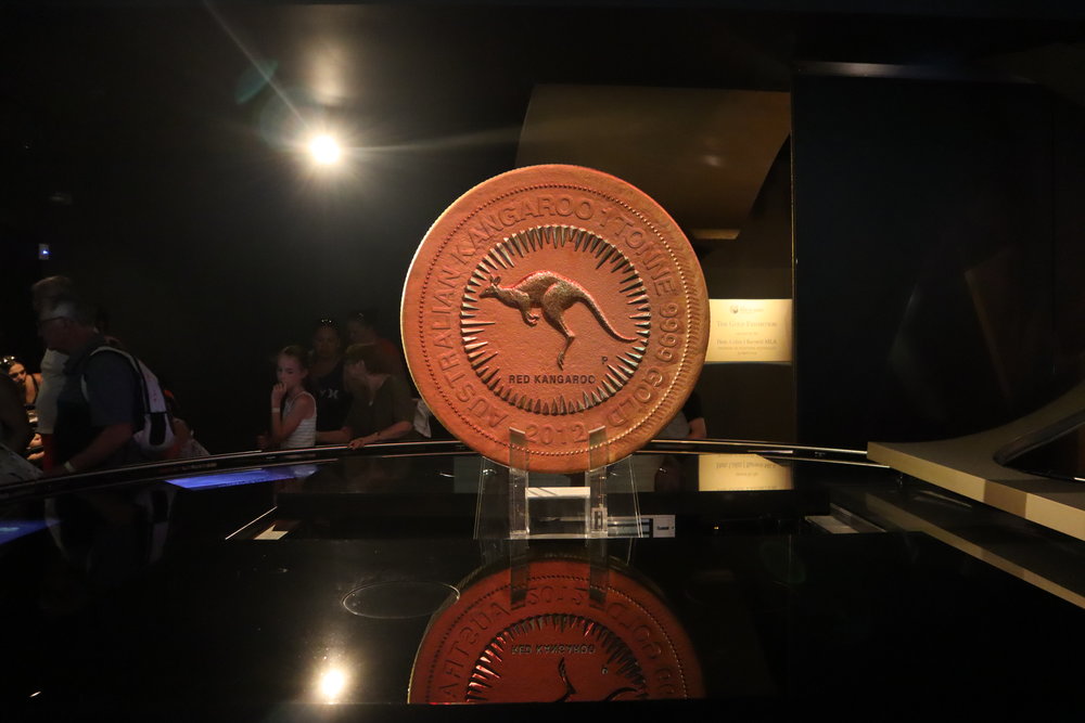 The world’s largest gold coin at the Perth Mint