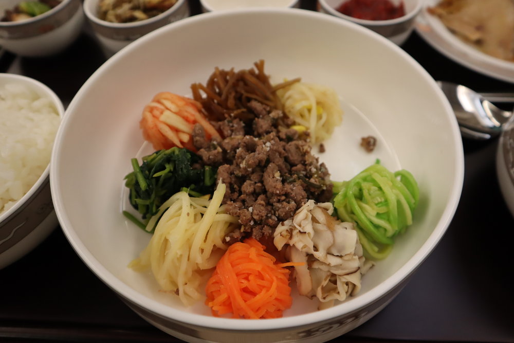 Asiana Airlines First Class – Bibimbap