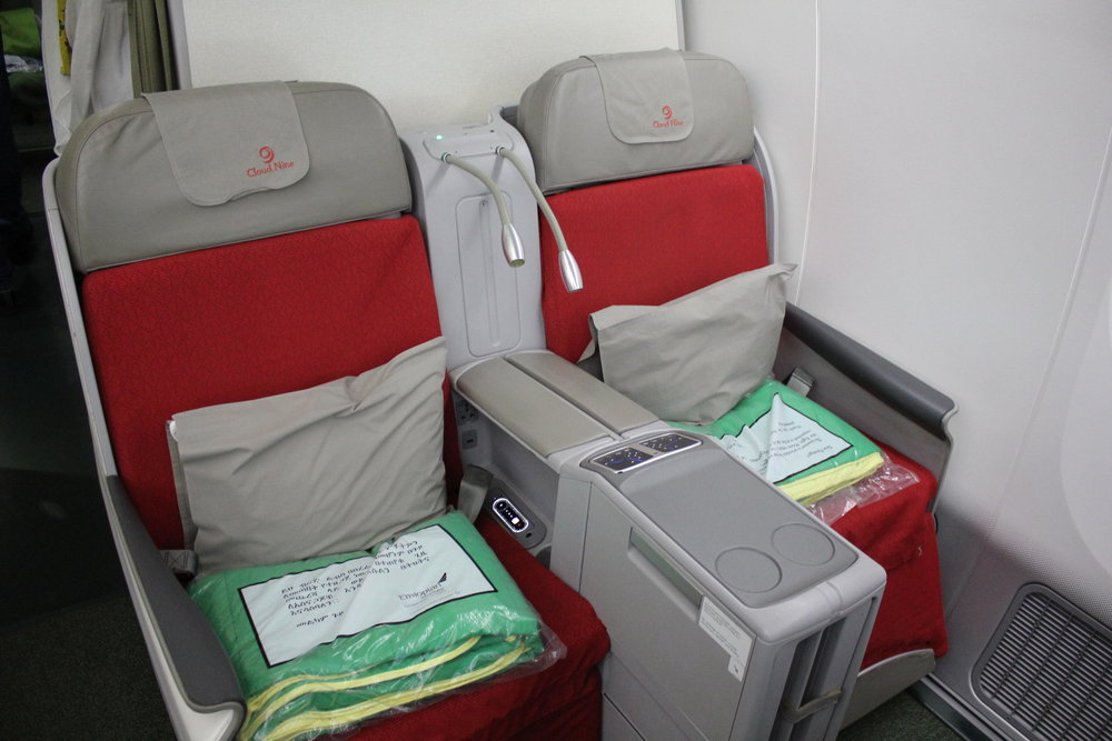 Ethiopian Airlines 787 business class