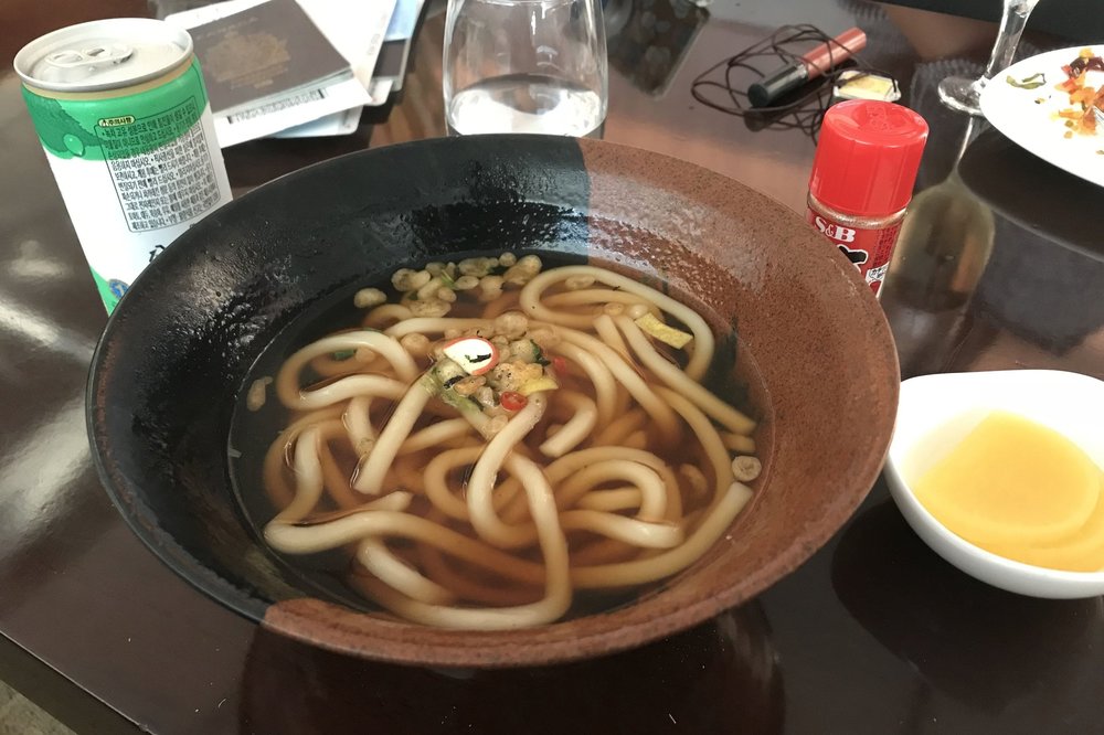 Asiana Airlines First Class Lounge – Udon noodles