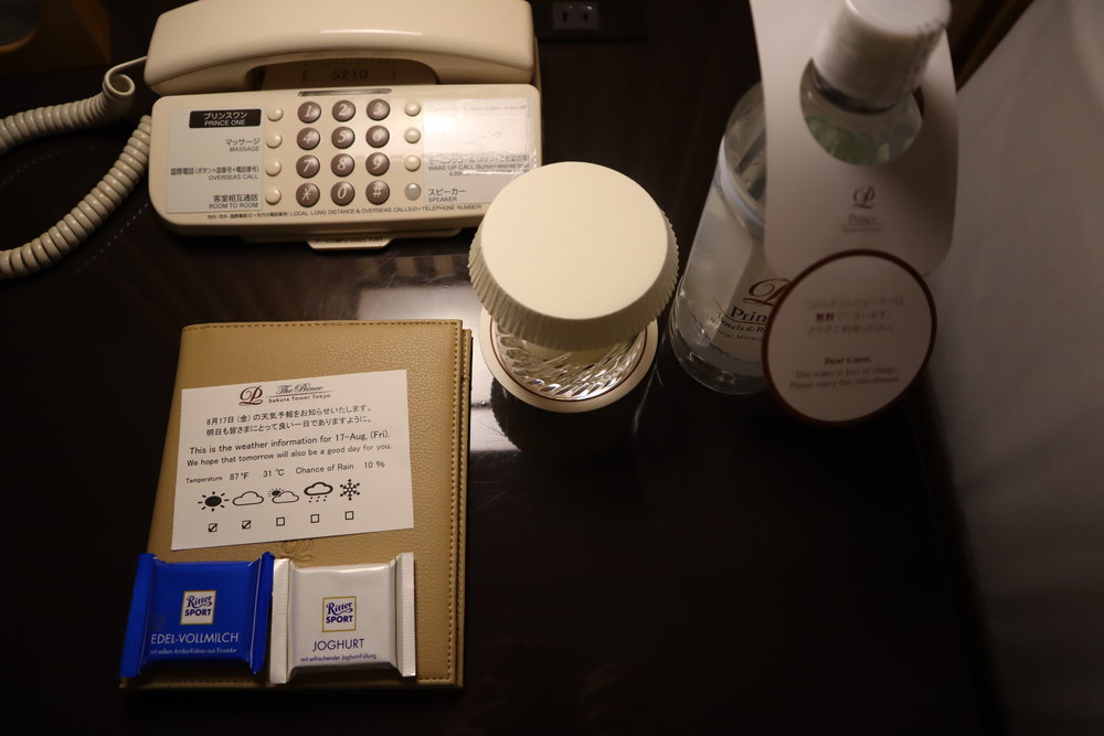 The Prince Sakura Tower Tokyo – Turndown service