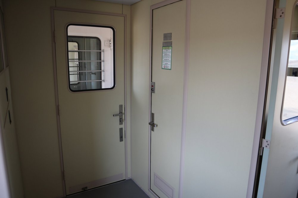 Trans-Mongolian Railway (UBTZ) Second Class – Bathroom