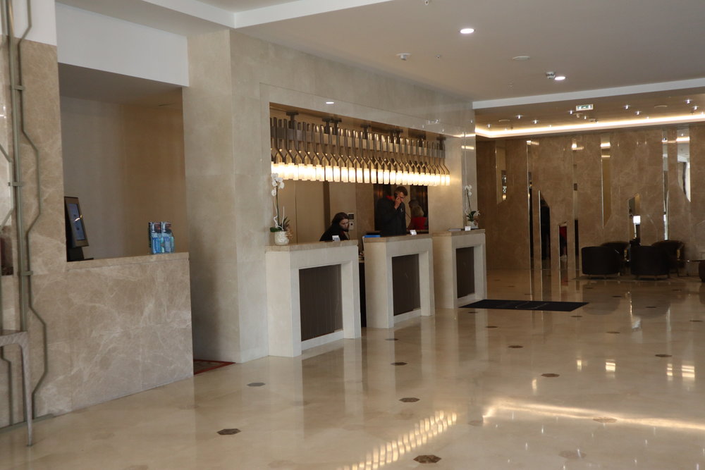 Novosibirsk Marriott Hotel – Reception desk