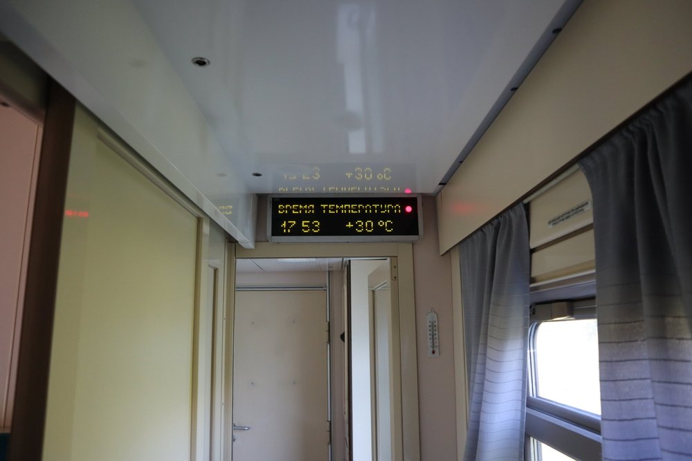 Trans-Siberian Railway First Class – Dot-matrix display