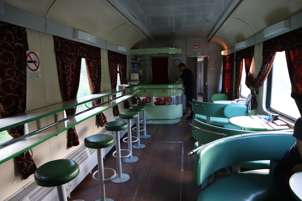 Trans-Siberian Railway First Class – Restaurant car