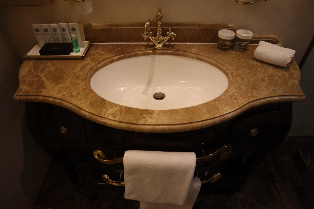 St. Regis Moscow Nikolskaya – St. Regis Suite sink