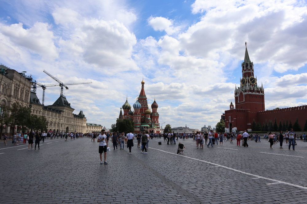 View of Red Square to the southeast