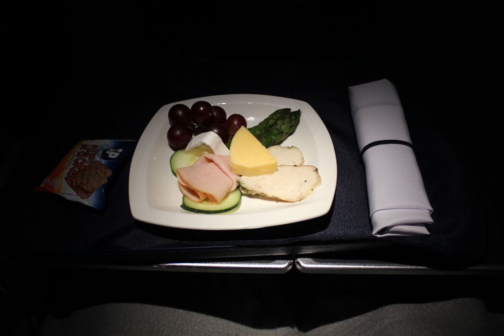 Copa Airlines business class – Late-night snack