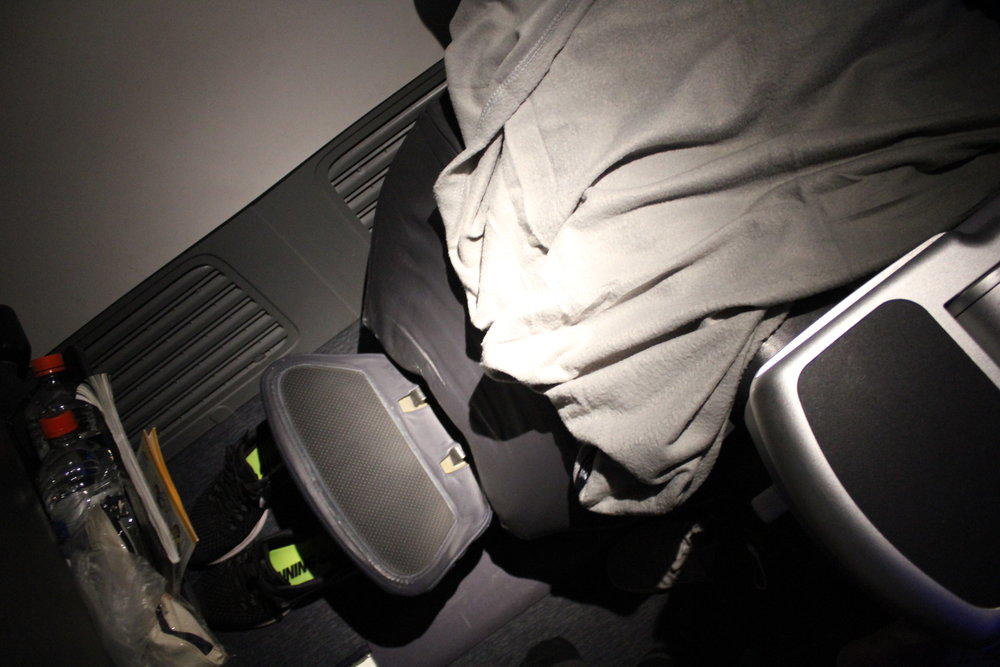 Copa Airlines business class – Lower "bed"