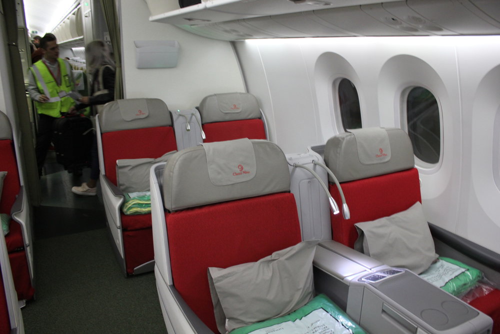 Ethiopian Airlines business class – Cabin