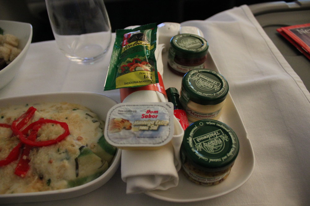 Ethiopian Airlines business class – Condiments