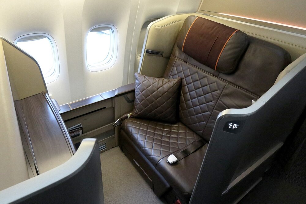 Singapore Airlines 777 First Class