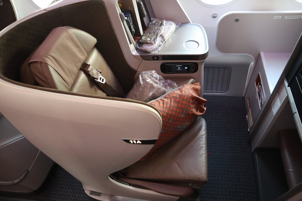 Singapore Airlines 787 business class