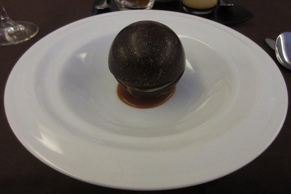 Japan Airlines First Class – Mont Blanc dessert