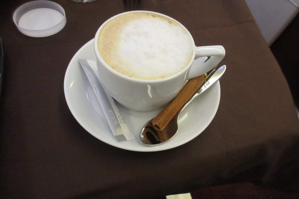 Japan Airlines First Class – Cappuccino