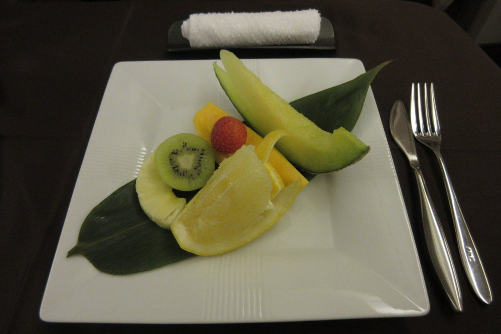 Japan Airlines First Class – Fruit plate