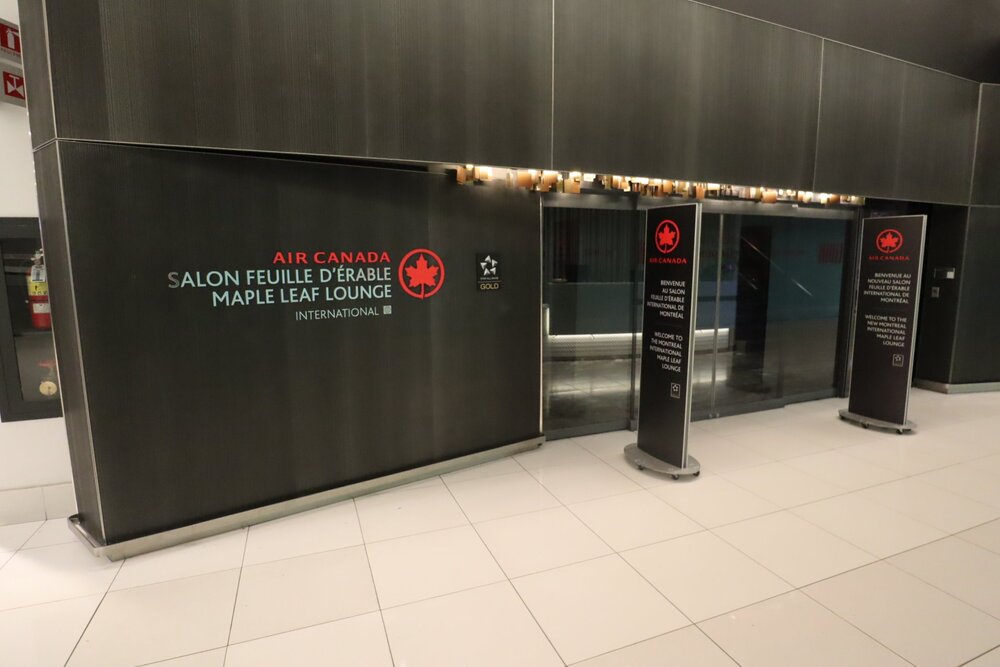 Air Canada Maple Leaf Lounge Montreal (Int’l) – Entrance