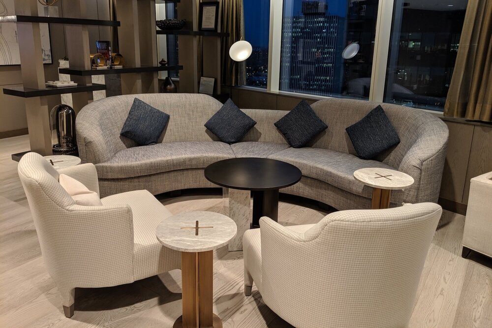 JW Marriott Edmonton ICE District – Executive Lounge seating area