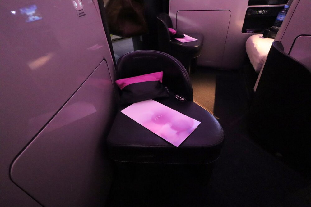 Air New Zealand business class – Ottoman