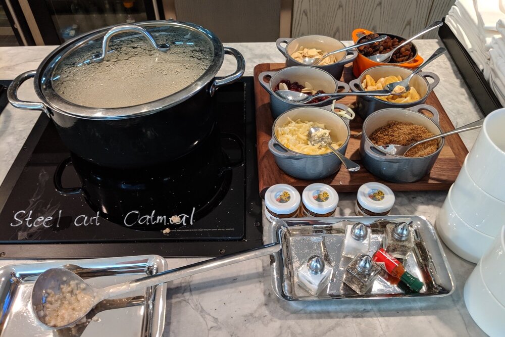 JW Marriott Edmonton ICE District – Executive Lounge breakfast spread