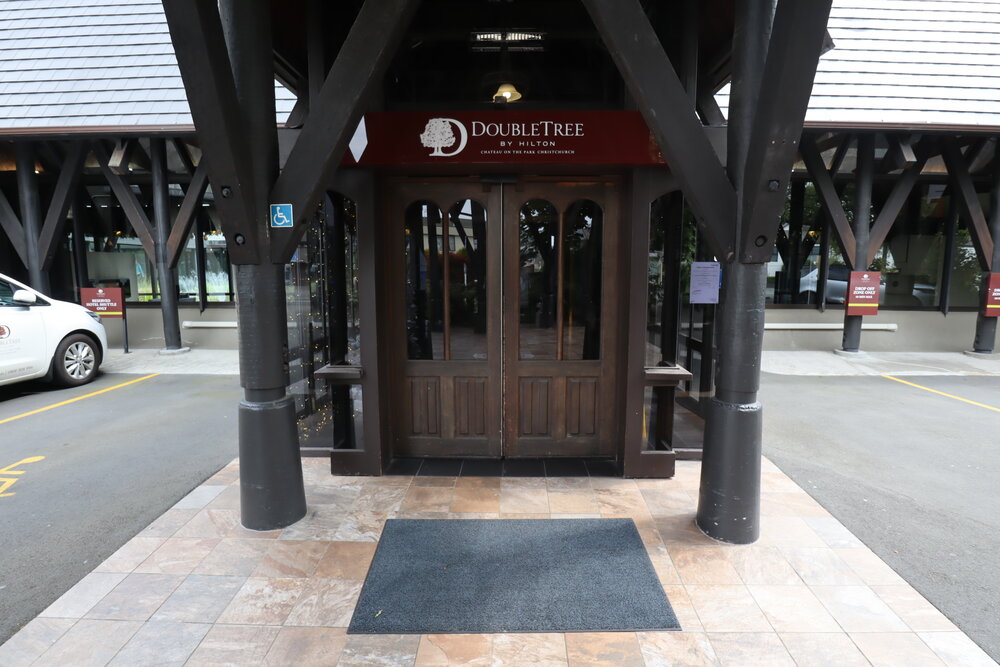 Chateau on the Park Christchurch – Entrance