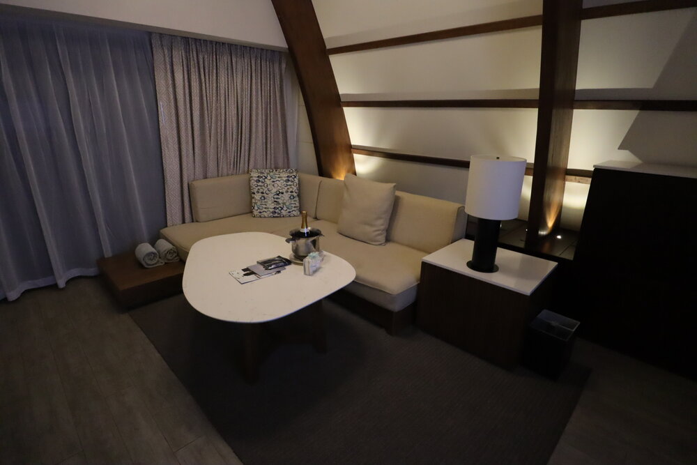 Fiji Marriott Resort Momi Bay – Overwater Bure Villa sitting area