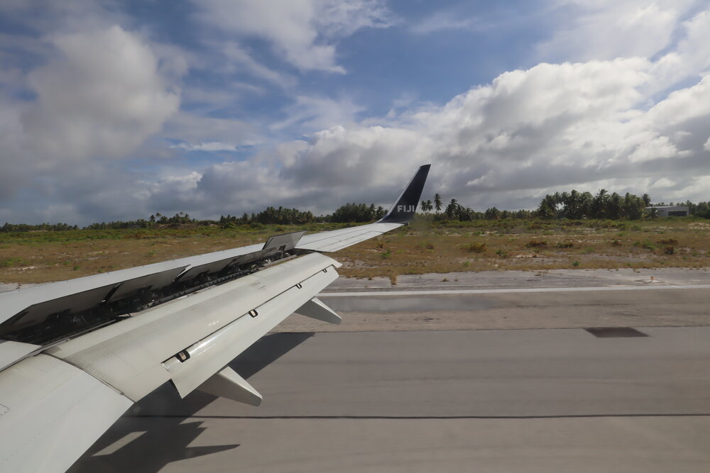 Fiji Airways Mini-Island Hopper – Views on landing in Kiritimati