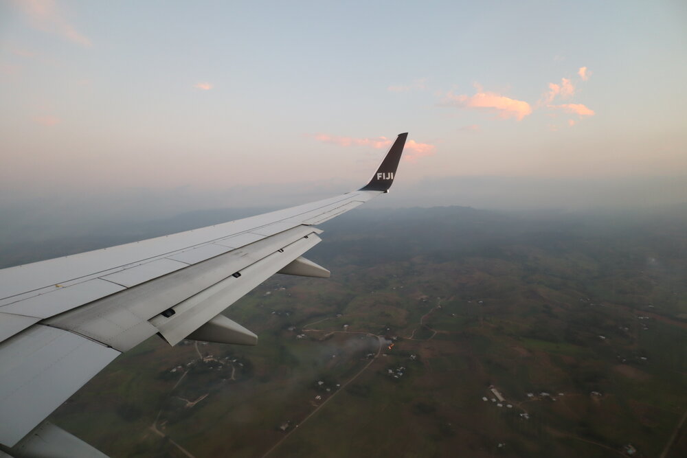 Fiji Airways Mini-Island Hopper – Views on approach to Nadi