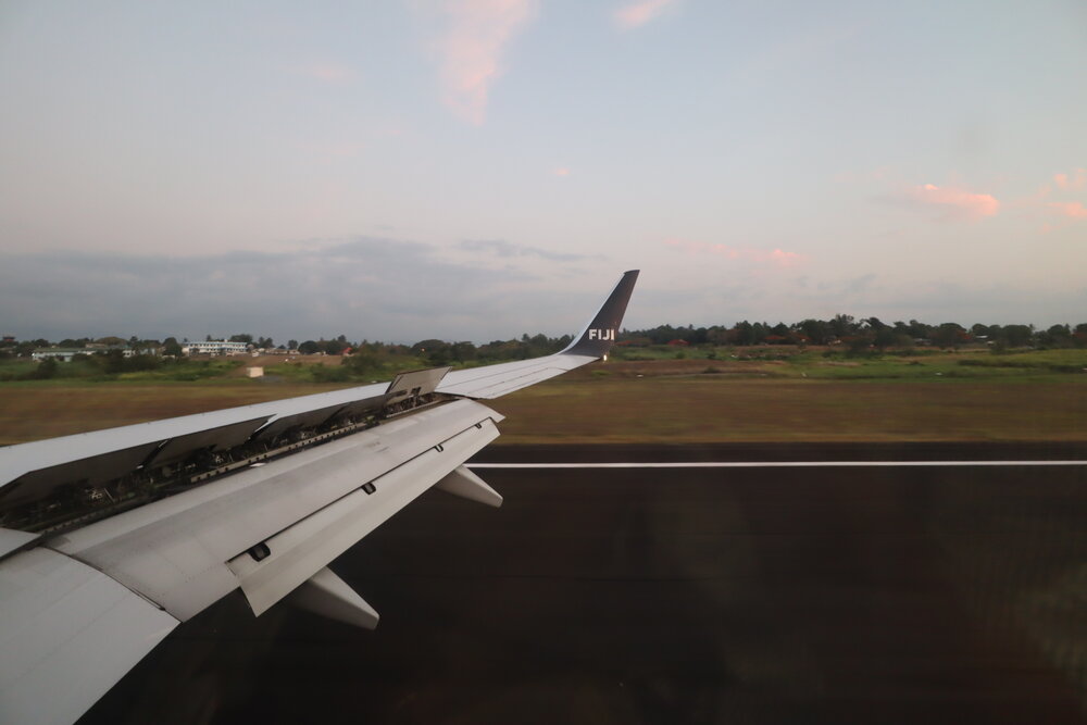 Fiji Airways Mini-Island Hopper – Views on landing in Nadi