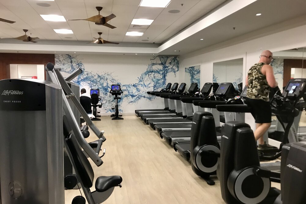 Wailea Beach Marriott Resort Maui – Fitness centre treadmills