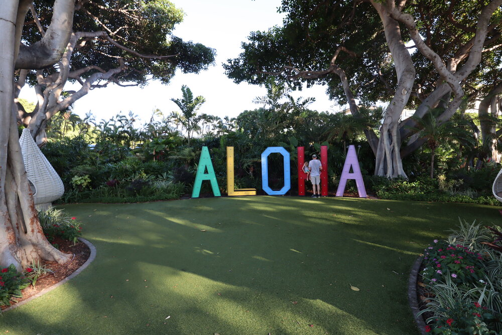 Wailea Beach Marriott Resort Maui – Aloha sign