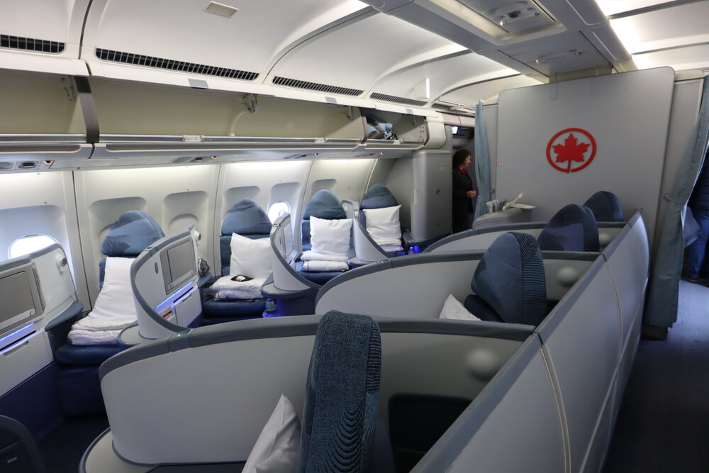 Air Canada A330 business class – Cabin