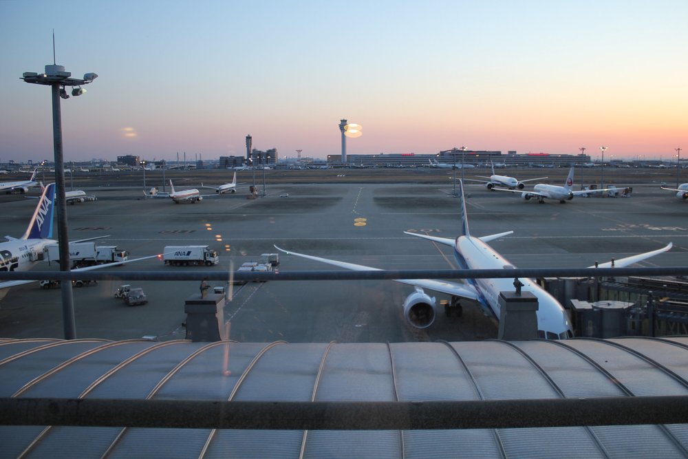 ANA Suite Lounge Tokyo Haneda – Tarmac view