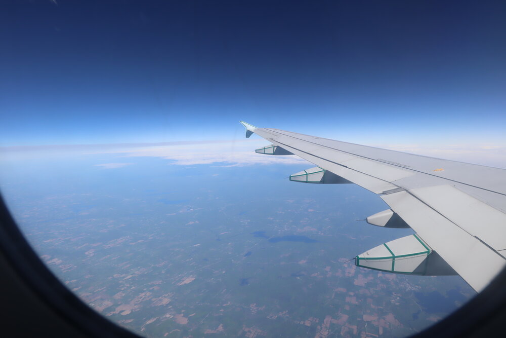 Air Canada Jetz A319 – Views en route to Montreal