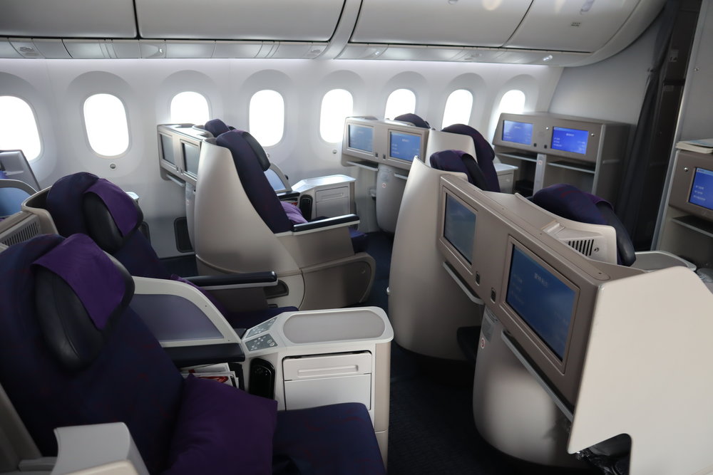 Air China business class – Cabin