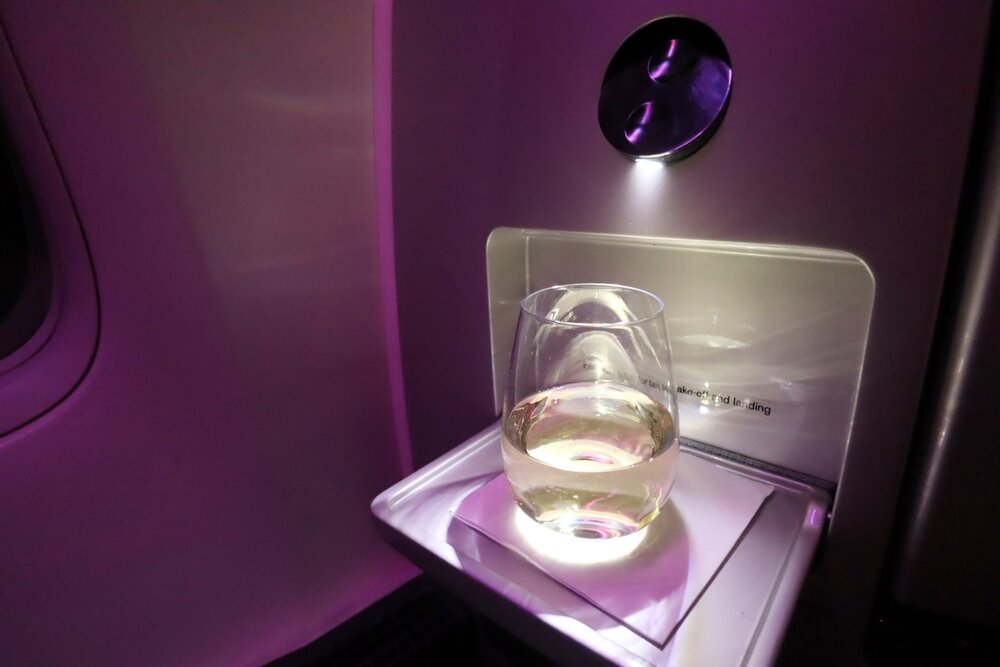 Air New Zealand business class – Sauvignon blanc