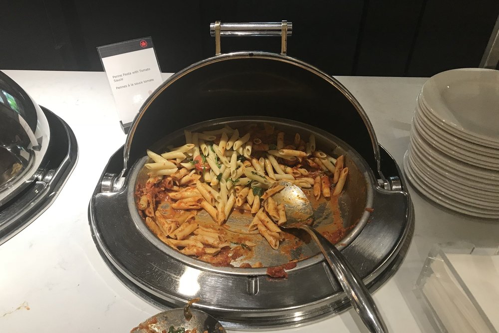 Air Canada Maple Leaf Lounge Calgary (Domestic) – Pasta