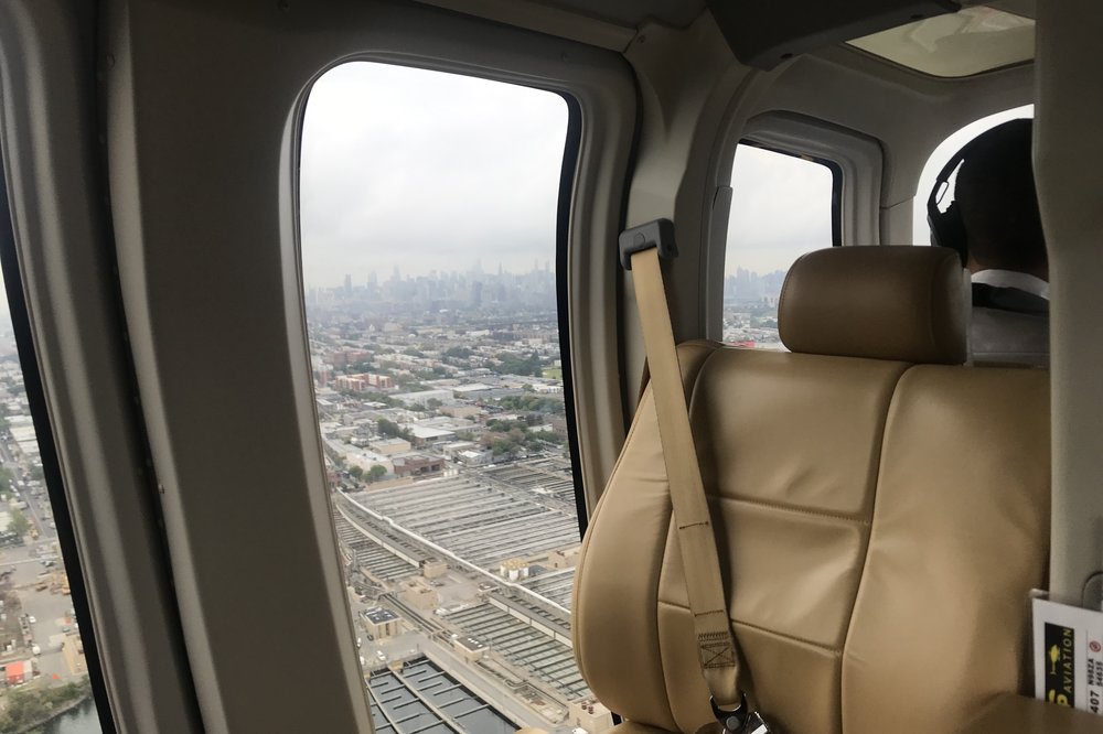 BLADE Helicopters – Views of Manhattan in the distance