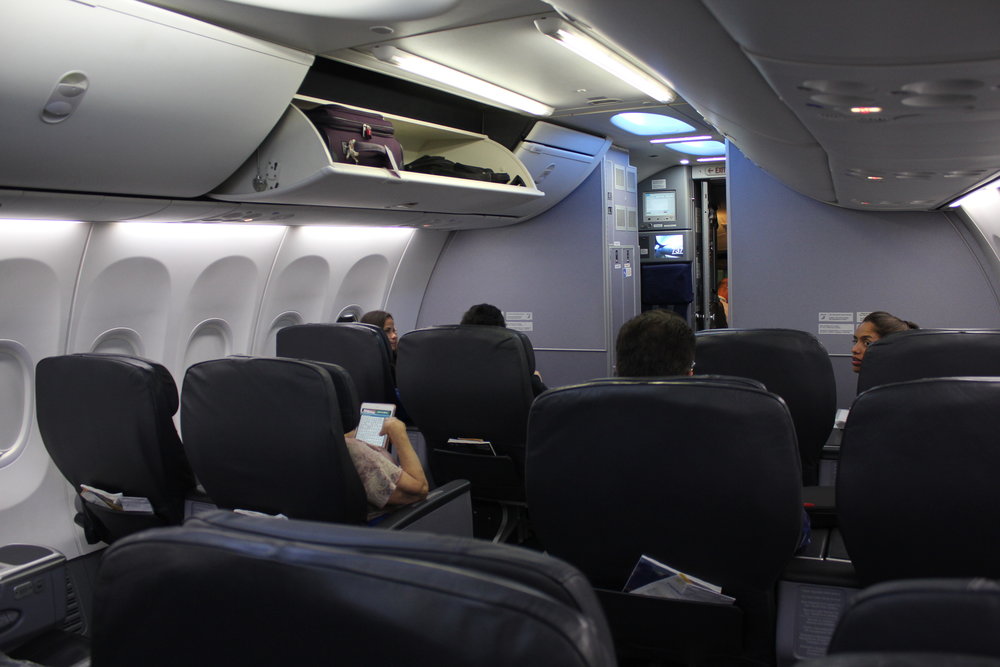 Copa Airlines business class – Cabin