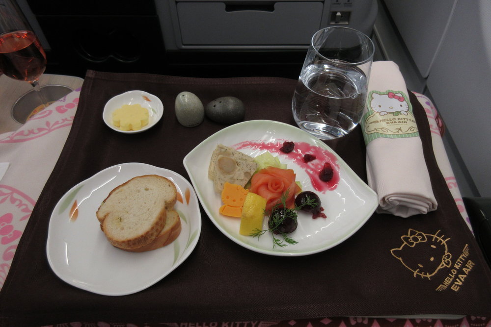 EVA Air regional business class – Hors d'oeuvre