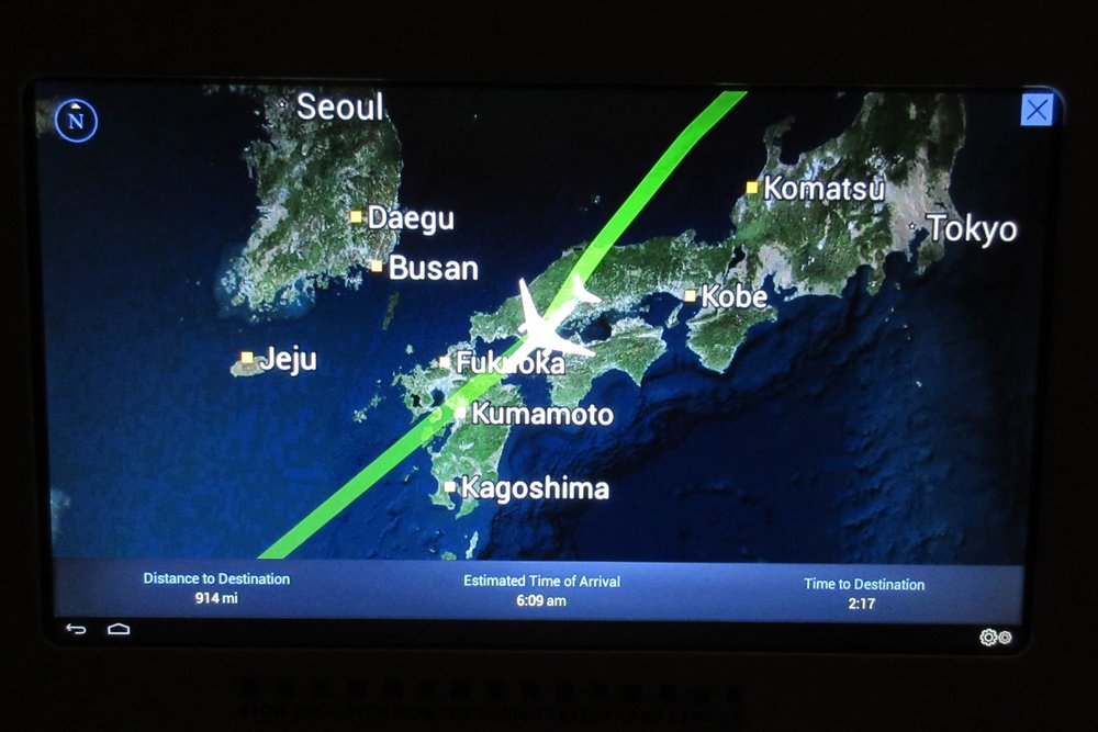 EVA Air business class Toronto to Taipei – Airshow