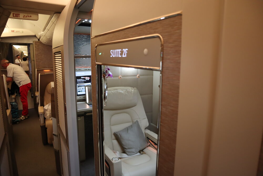 Emirates 777 New First Class – Suite 2F