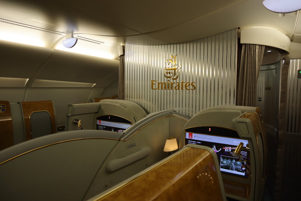 Emirates A380 First Class – Cabin