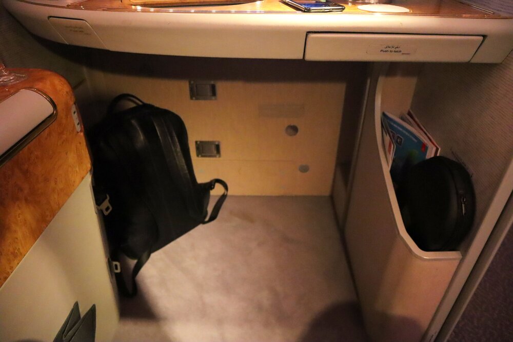 Emirates A380 First Class – Legroom