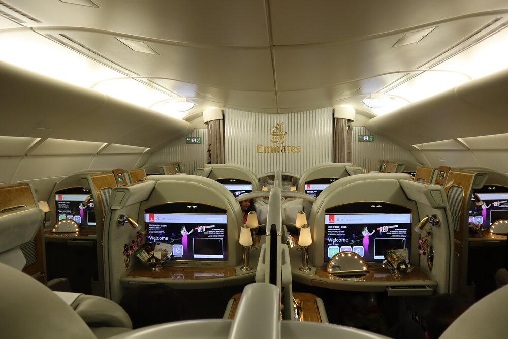 Emirates A380 First Class – Cabin