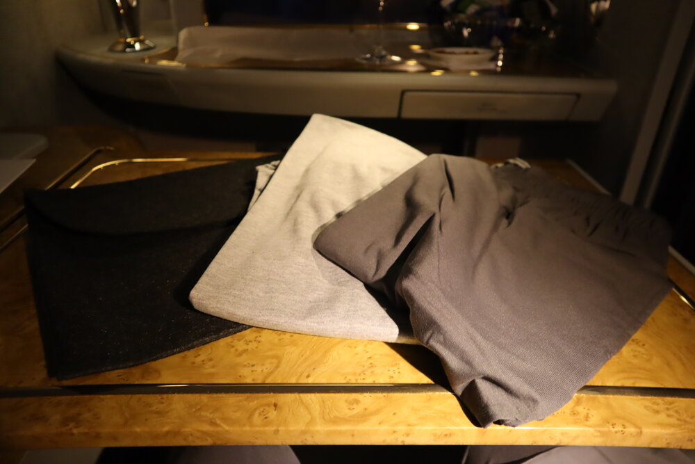 Emirates A380 First Class – Pajamas