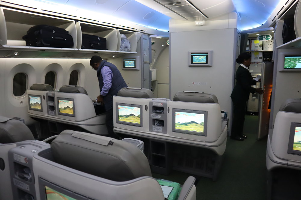 Ethiopian Airlines business class – Cabin