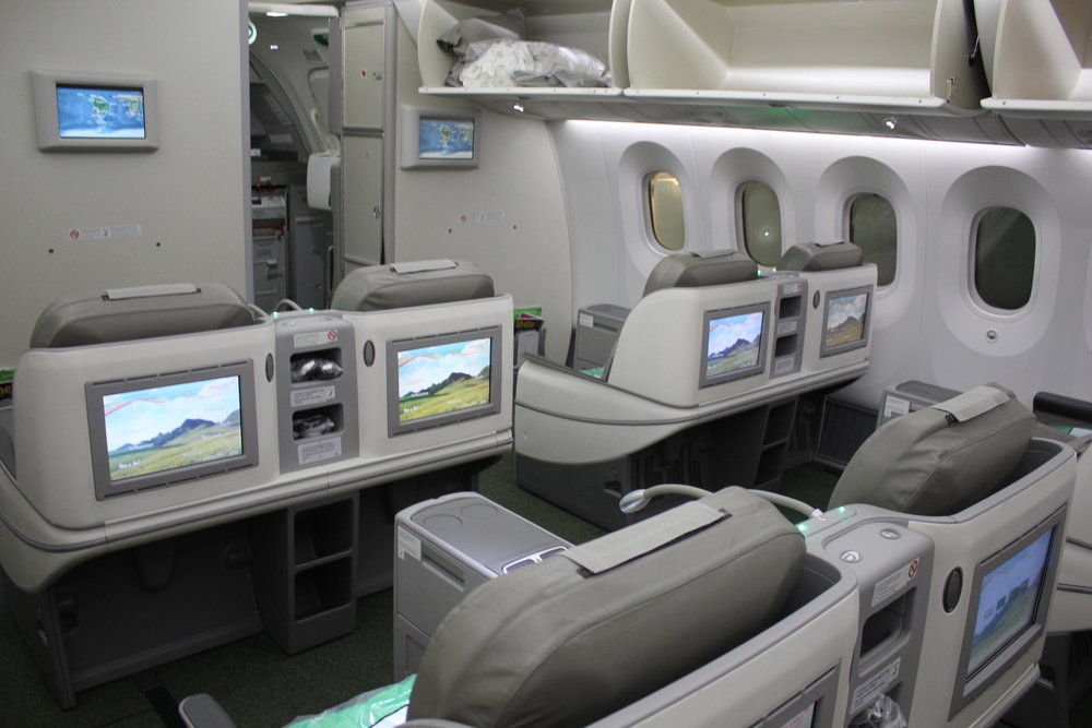 Ethiopian Airlines business class – Cabin